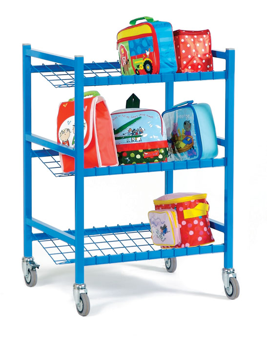 Heavy Duty Narrow Double Sided Luncbox Trolley