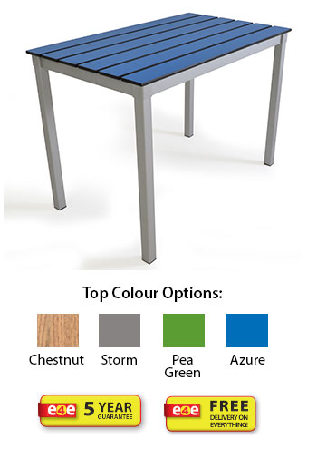 Enviro Compact Table - Slatted Top L1000 x W600mm