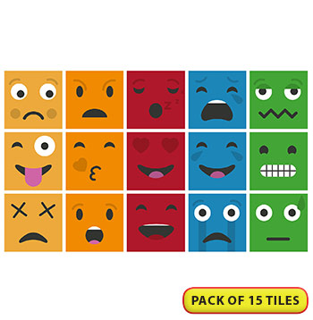 Emotion Tiles - Pack Of 15