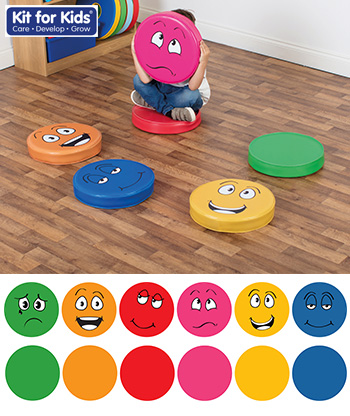  Emotion Cushions No Language (6 Cushions)  Pack 1