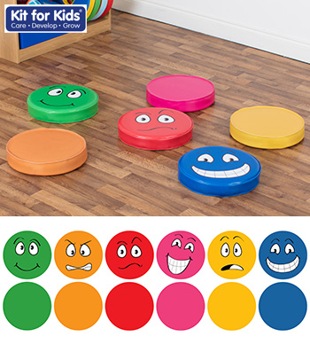  Emotion Cushions No Language (6 Cushions)  Pack 2