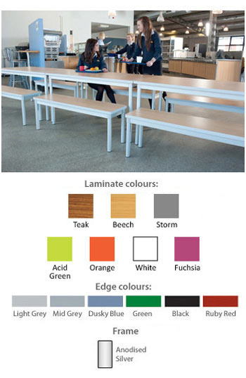 GOPAK Enviro Rectangular Table - 1200mm Length