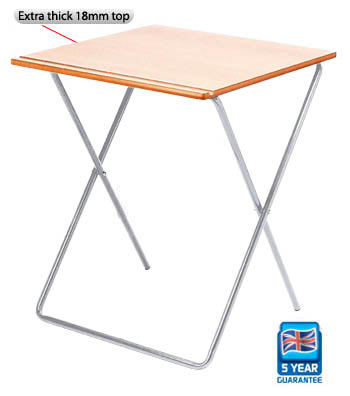 OXFORD Skid Leg Folding Exam Desk 