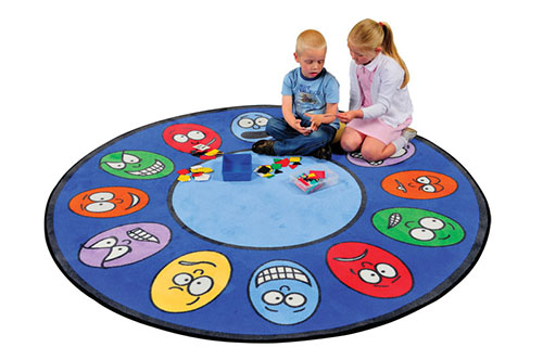 Expressions Round Cut Pile Rug