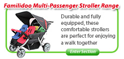 Familidoo Multi-Passenger Stroller Range