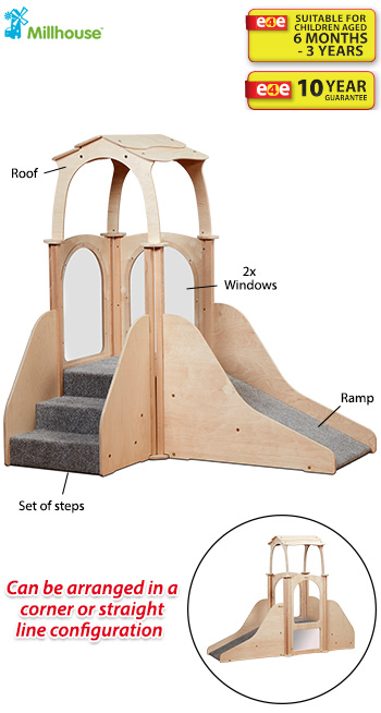 PlayScapes First Steps Kinder Gym With Roof