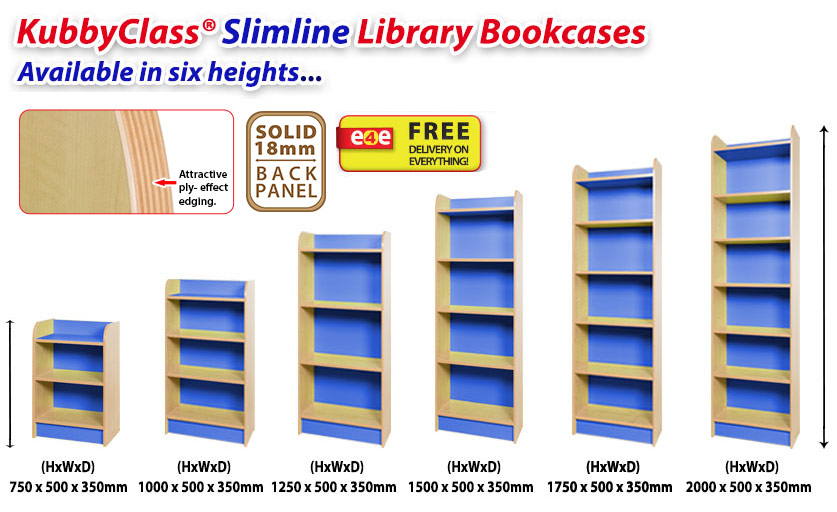 Slimline Bookcases