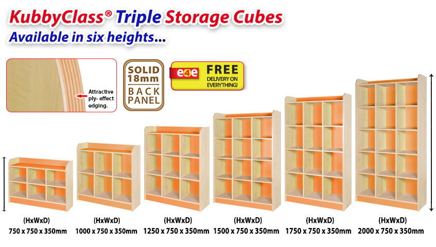 Triple Storage Cubes