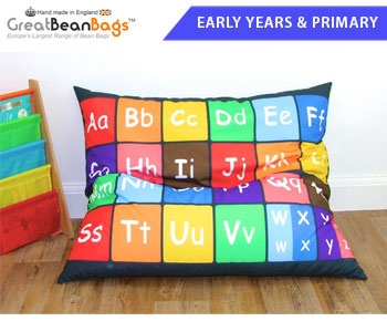 Alphabet Floor Cushion Bean Bag 1250mm x 1000mm