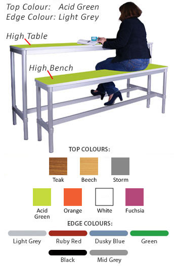 GOPAK Enviro High Table - 1800mm Length