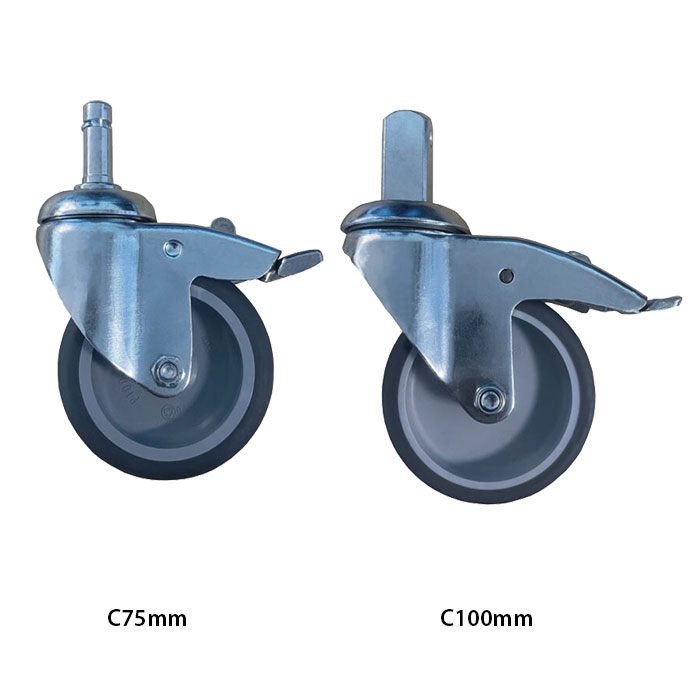 Gratnells Replacement Braked Trolley Wheels (Pack of 2)