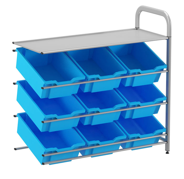 Callero Custom - Tilted Tray Add On Unit (9 Deep Trays)