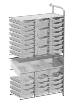 Callero Custom - Maker Tall Add On Unit (3 Deep/12 Shallow & 16 Shallow/4 Deep Trays)