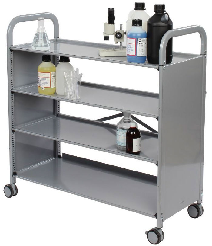 Callero Plus Flat Shelf Unit with 4 Shelves