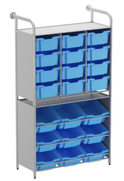 Callero Custom - Pick Store Unit (9 Tilting Deep & 12 Deep Trays)