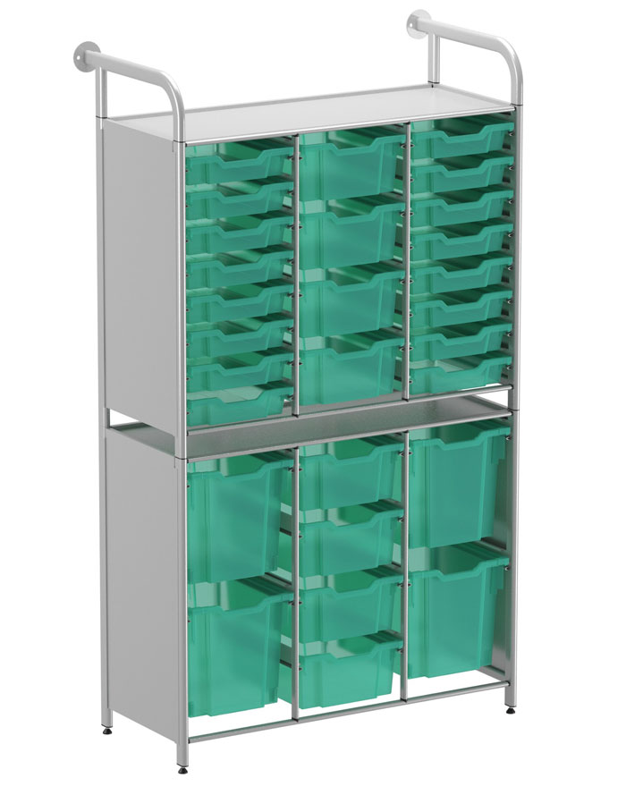 Callero Custom - Flexi Store Unit (4 Jumbo/4 Deep & 16 Shallow/4 Deep Trays)