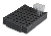 Gratnells Tray Inserts - Foam 56 Test Tubes Holder Insert (Pack of 6)