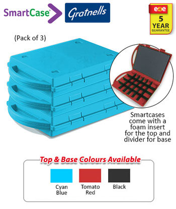 Gratnells Smartcase® with Foam & Divider Insert (Pack of 3)