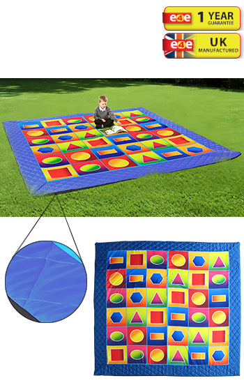 Indoor/Outdoor Geometric Mat - 3m x 3m