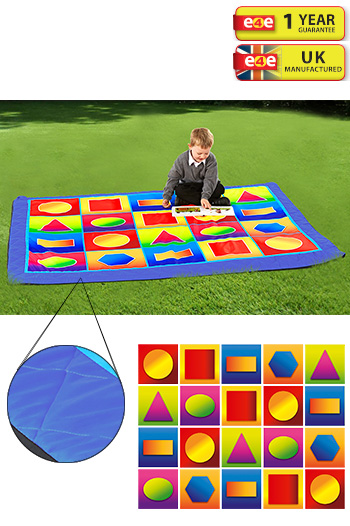 Indoor/Outdoor Geometric Mat - 2m x 1.5m