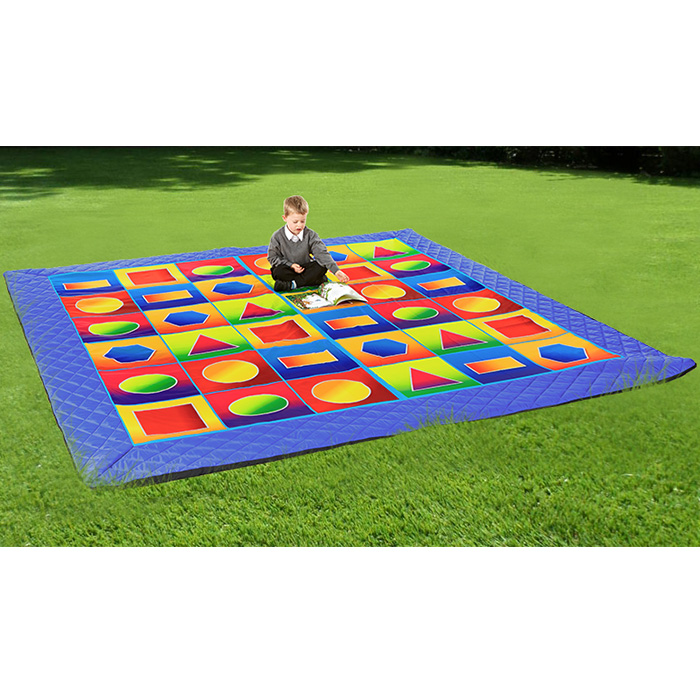 Indoor/Outdoor Geometric Mat - 3m x 3m