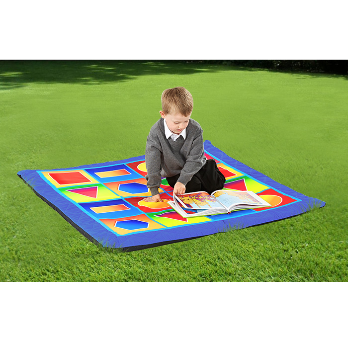 Indoor/Outdoor Geometric Mat - 1.2m x 1.2m