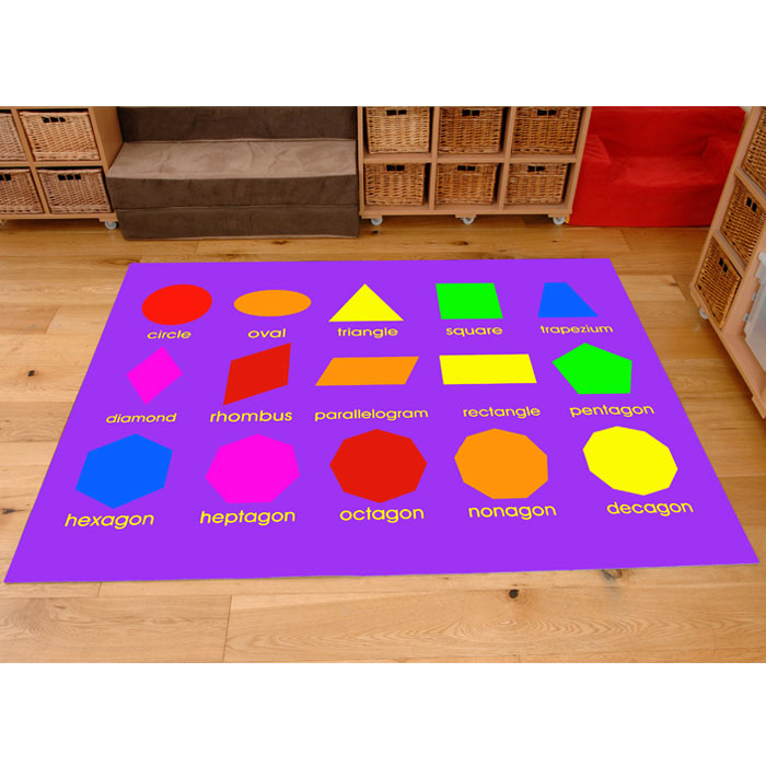 Geometric Shapes Playmat - 2m x 1.5m