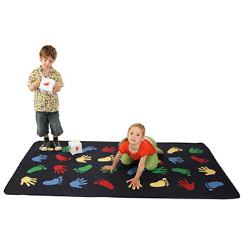 Giant Hands And Feet Game Mat - 2m x 1m