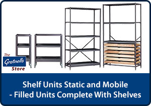 Filled Units - Complete With Shelves