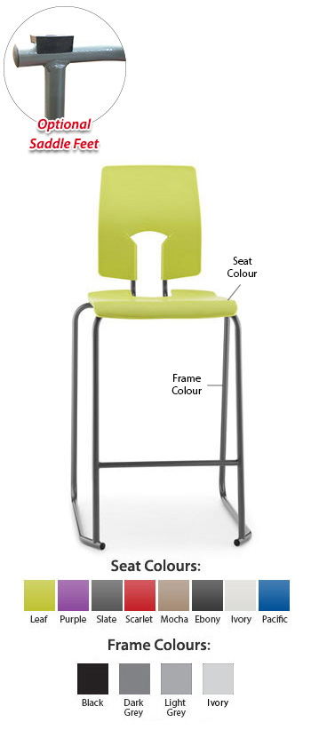 Hille SE Seat and Back Stool