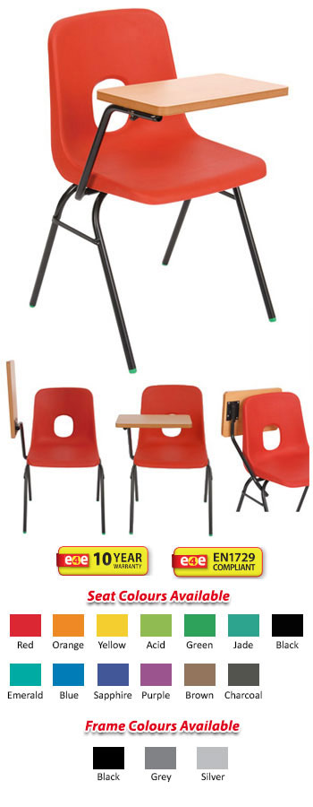 Hille Series-E Chair with Writing Tablet