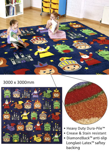 Kinder™ Story Time Carpet 3m x 3m