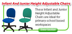 Infant And Junior Height Adjustable Chairs