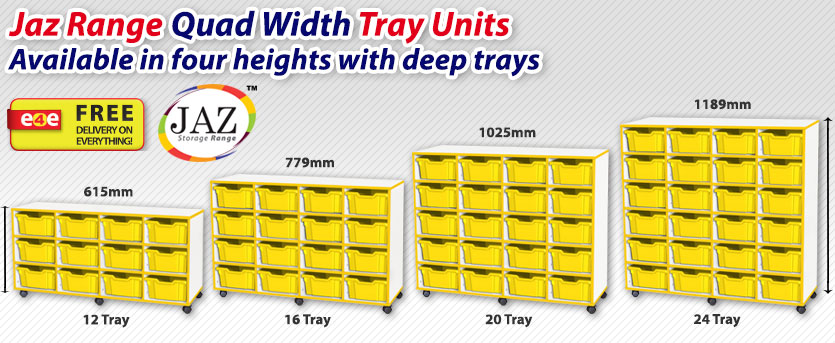 Quad Width Deep Tray frag