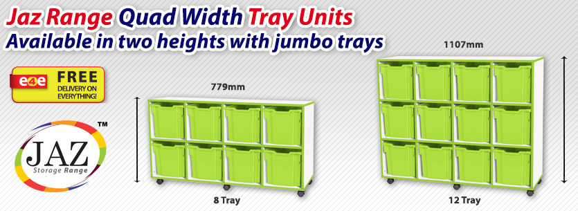 Quad Width Jumbo Tray frag