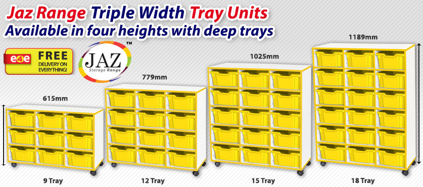 Triple Width Deep Tray frag