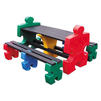 Jigsaw Table & Bench Set