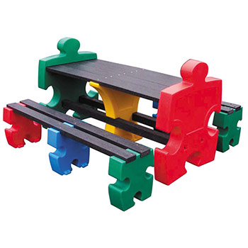 Jigsaw Table & Bench Set