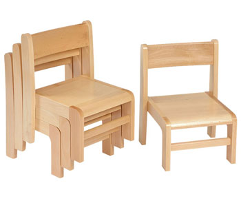 Toddler Stacking Chair 310mm Age 3-5 (Set of 4)