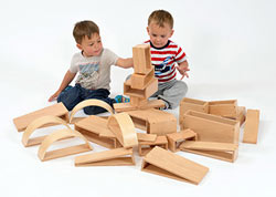 30-Piece Mini Brico Nursery Blocks Set