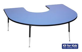 Laminated Horseshoe Table