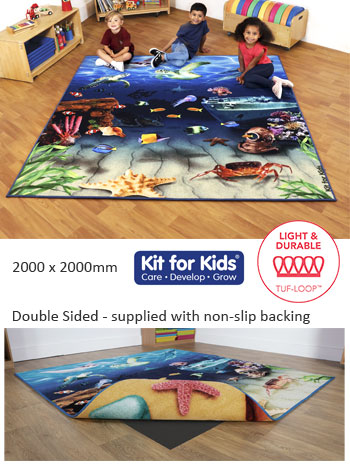 Under the Sea Double Sided Carpet