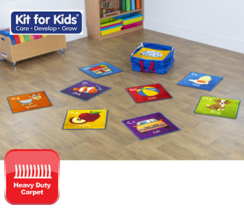 Alphabet Mini Carpets - Set of 26