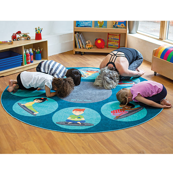 Yoga Position Carpet - 2m Diameter