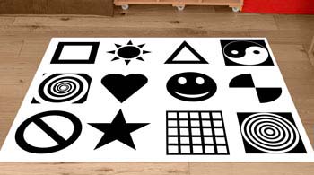 White & Black Nursery Playmat