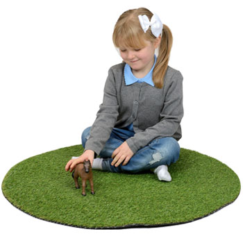 Landscape Grass Round Mat