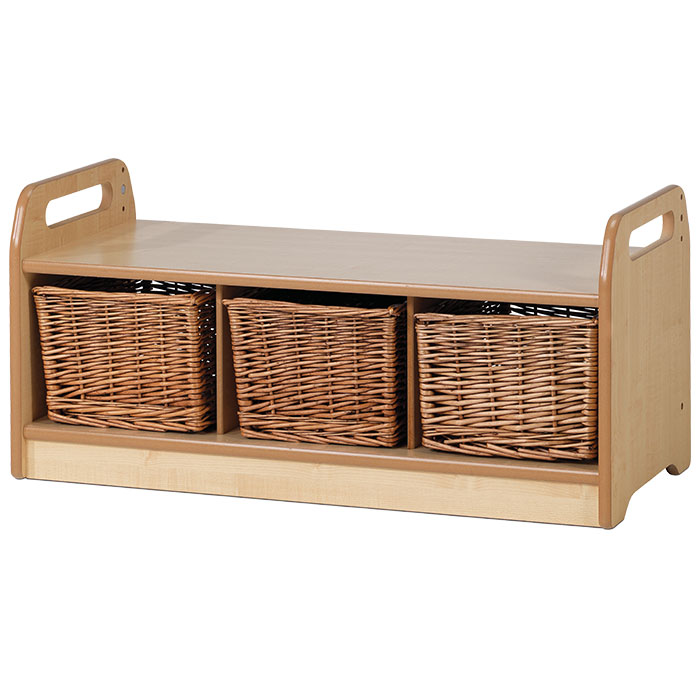 PlayScapes Low Level Storage Bench