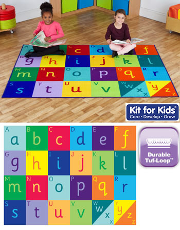 Rainbow Alphabet Carpet