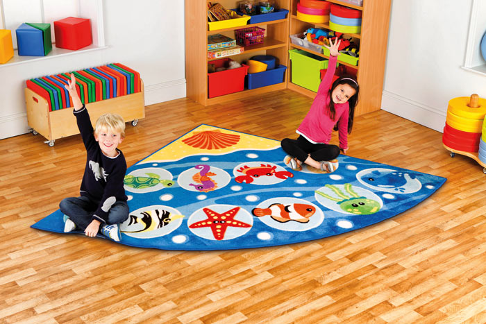 Under the Sea Corner Placement Carpet - 2m x 2m