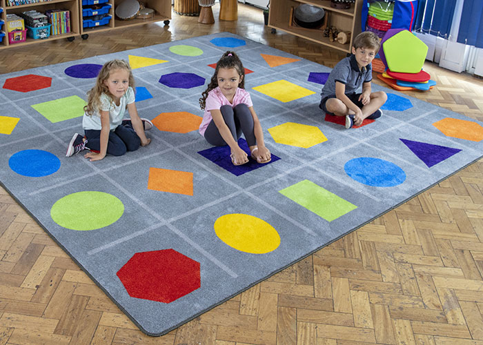 Geometric Shapes Carpet - 3m x 3m